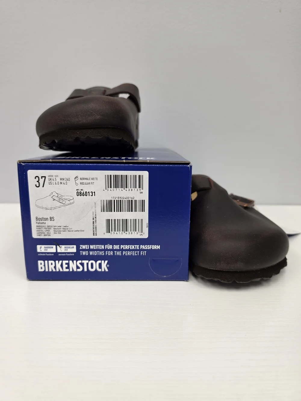 Birkenstock Oiled Leather Boston Clog In Habana